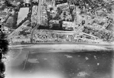 Morrab Gardens and the town Penzance England 1930 OLD PHOTO