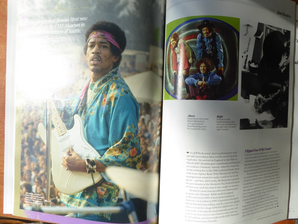 Fender 2013 catalog/Jimi Hendrix tribute! - Image 4 of 4