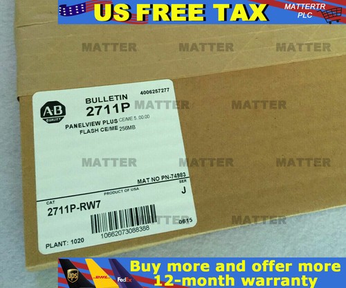 New In Box Allen Bradley 2711P-RW7 2711PRW7 1Pcs Free Shipping