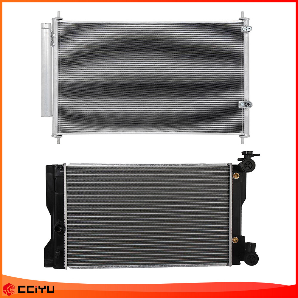 Assembly Radiator A/C Condenser Kit For 09-17 Toyota Corolla 09-14