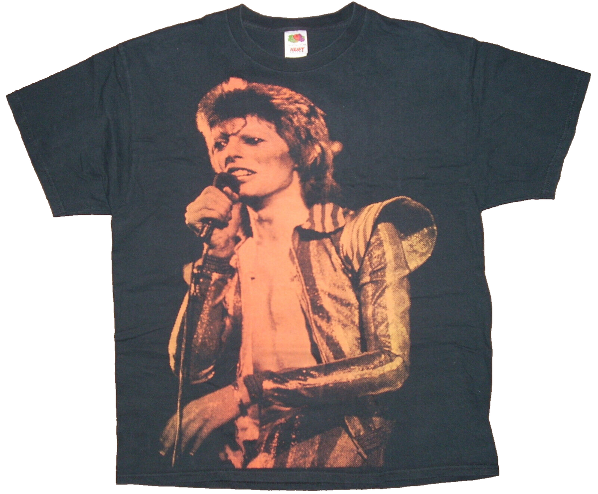 Vtg David Bowie Ziggy Stardust Full Size Image T-Shirt X-LARGE