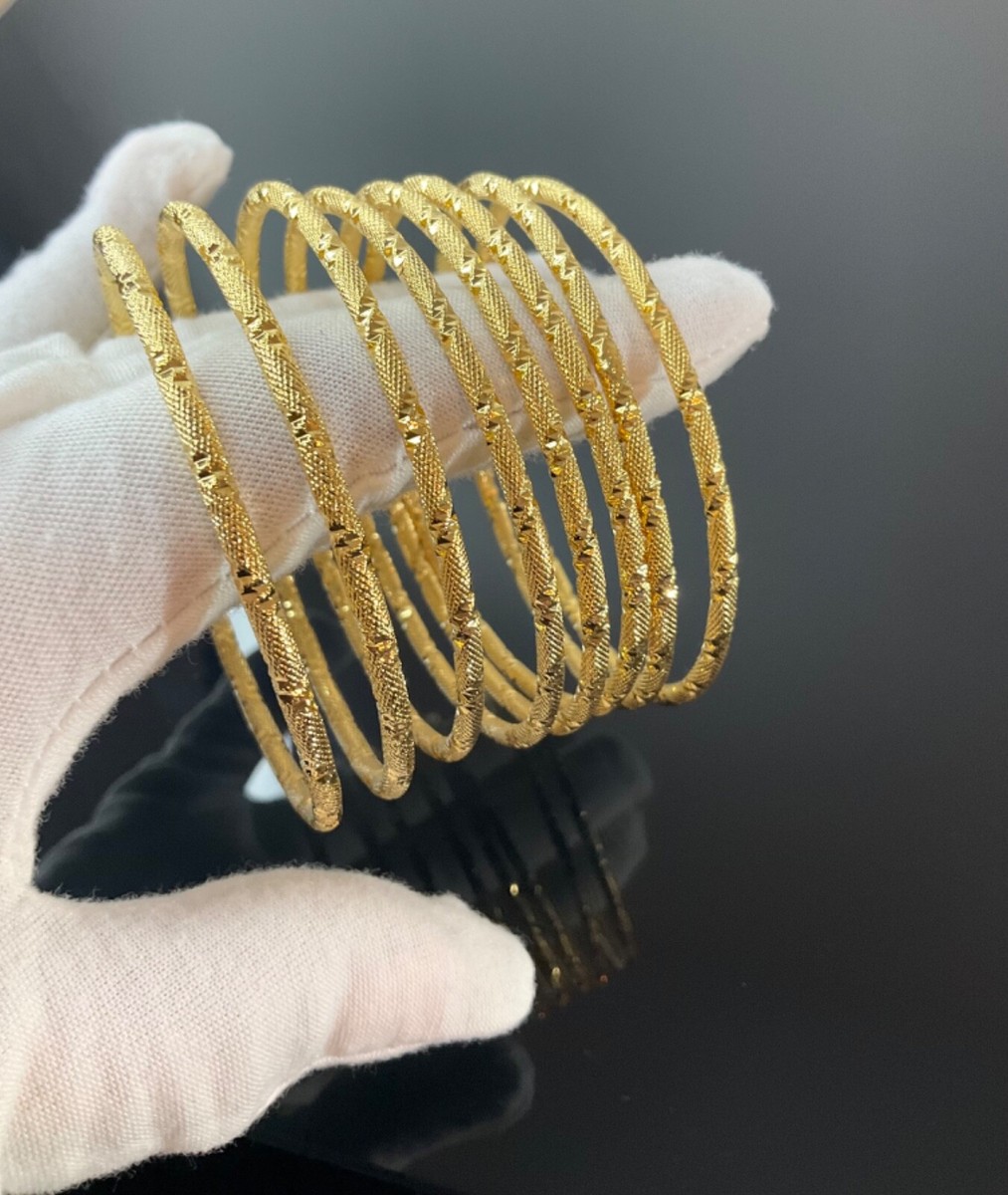 22Ct, 22K Lady's Woman's Gold Filled Bangles In Various Sizes