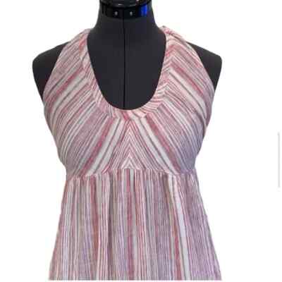 slim fit dress slacks Halter Maxi Dress | Savannah Stripes | XL main image 1