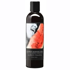 Earthly Body Edible Massage Oil 8oz - Edible Watermelon
