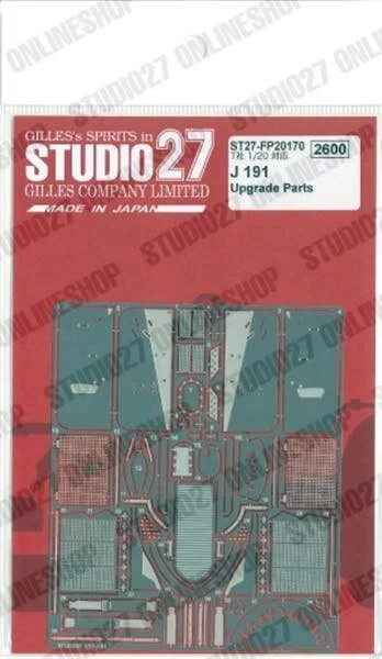 STUDIO27 1/20 Jordan 191 Upgrade Parts for TAMIYA FP20170 Metal Parts - Image 2 of 4