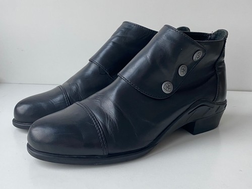 leather ankle boots size 3