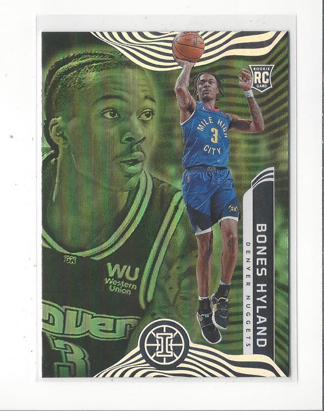 2021-22 Illusions Trophy Collection Emerald #176 Bones Hyland RC