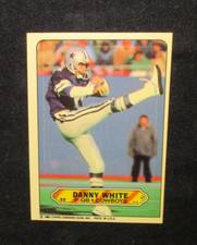 1983 Topps Football Sticker #32 Danny White [] Dallas Cowboys