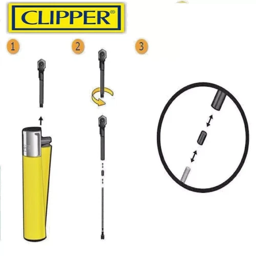 Clipper Flints Genuine 6 count tube 6 flintsX 4= 24 flints - Picture 2 of 9