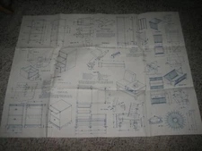 Vintage Modern Handcraft Inc Sheet #16 & #17 Woodworking Pattern Instructions