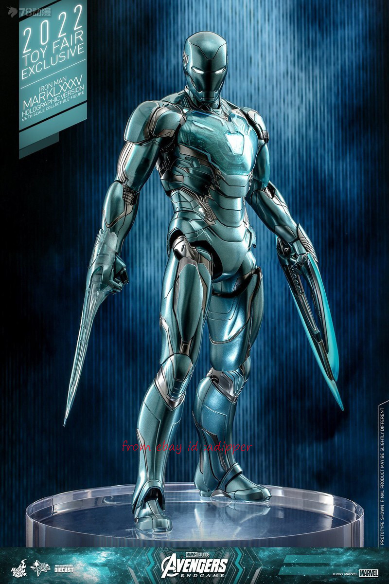 HT MMS646D45 Iron Man Mk85 Avengers 4 Holographic Ver Action