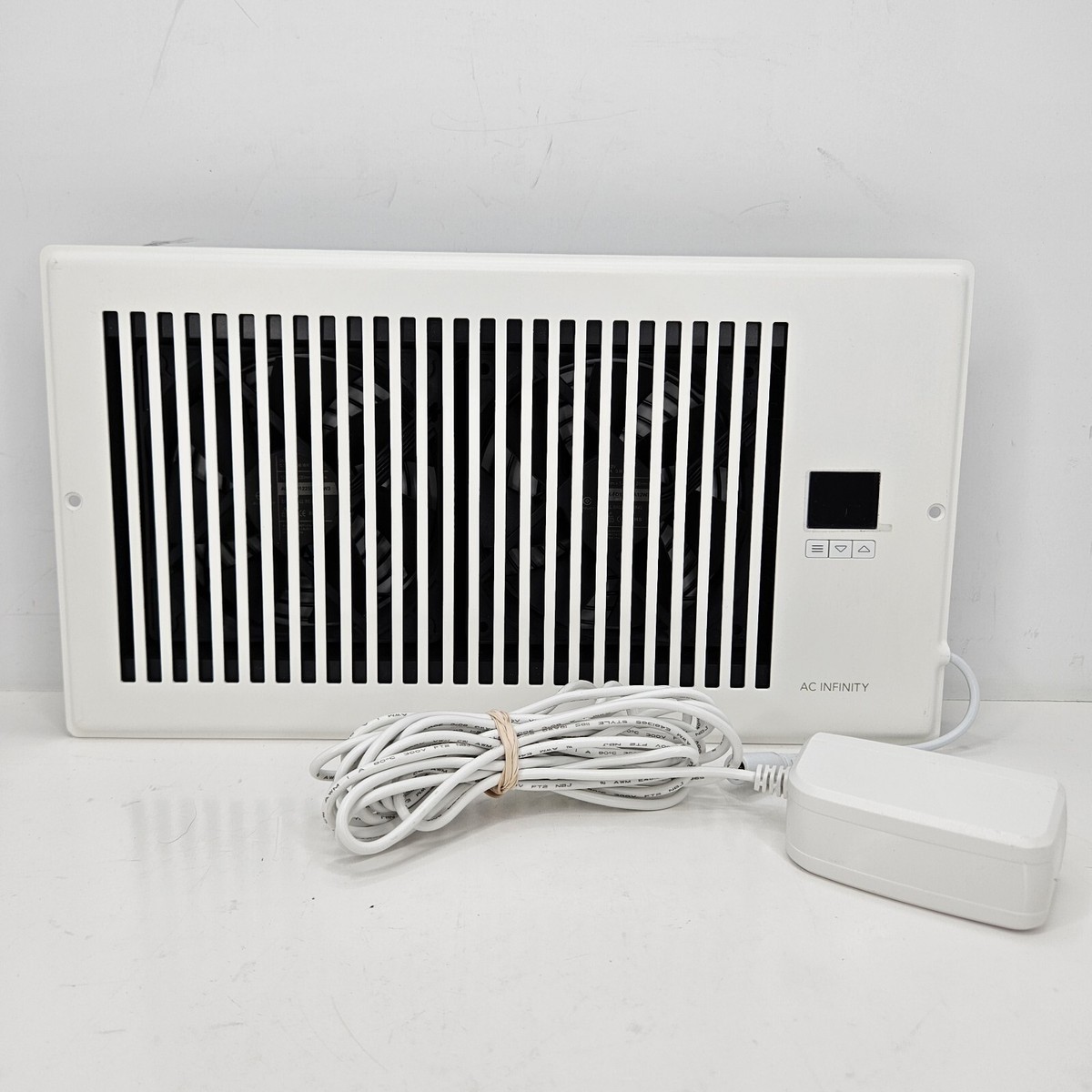 AIRTAP T6 Quiet Register Booster Fan Heating Cooling 6 x 12” White