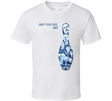 The Big Lebowski Entire Cast Bowling Pin Eight-year-olds, Dude Quote T Shirt