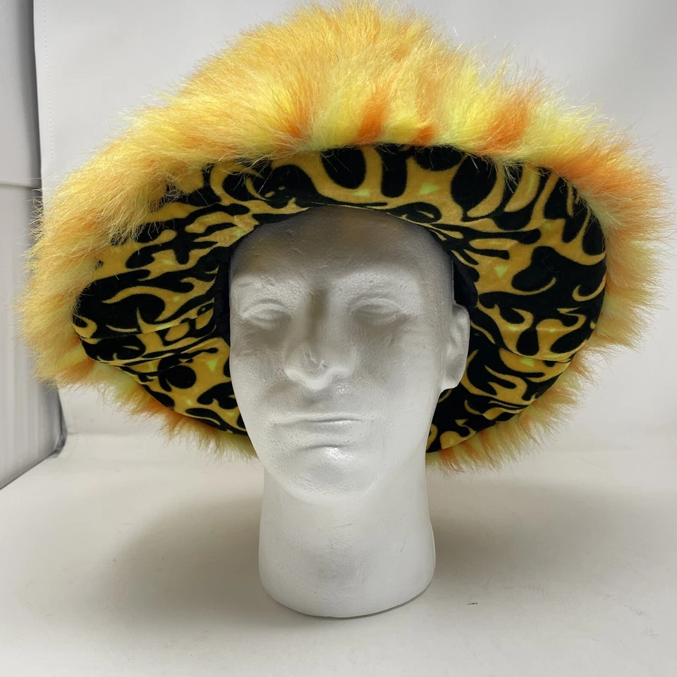 Шляпа костюм наряд Марди Гра желтый взрослых косплей лодочник ведро - Изображение 2 из 4