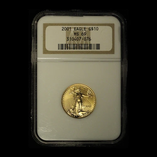 2001 Gold American Eagle NGC MS69 - Free Shipping USA