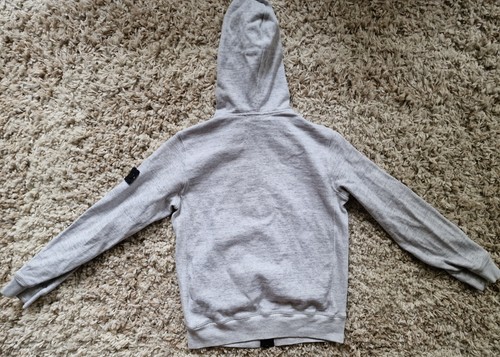 Stone Island Junior Zip Hoodie Jacket Grey Size 10 / 140 - Picture 4 of 11