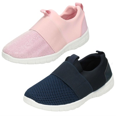 pink slip on trainers