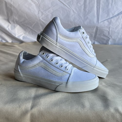 canvas old skool true white