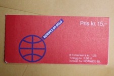 Norwex Oslo 1980 Complete booklet #733 e-h