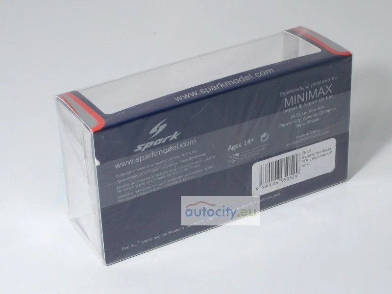 Spark Models SCUDERIA TORO ROSSO STR12, ABU DHABI GP 2017, HARTLEY N28 S5052 - Immagine 4 di 4