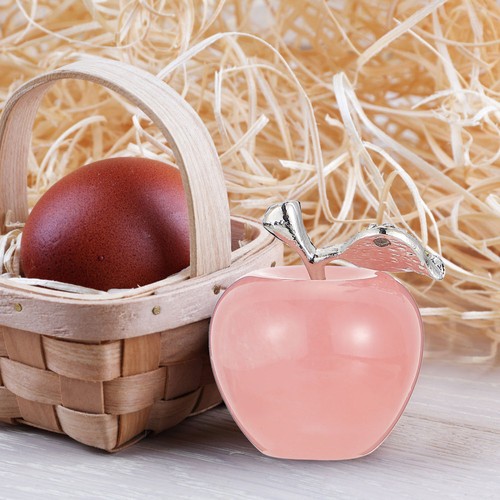 1pc Crystal Apple Adornment Crystal Crafts Apple Model Decoration - Picture 5 of 12