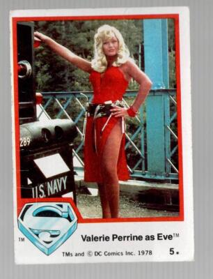 1978 Topps Superman: The Movie Valerie Perrine as Eve #5 Excellent