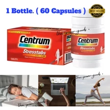 Stresstabs 600 Vitamins & Minerals with Iron Formula for Health Relax 60 Tablets