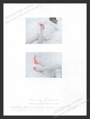 Snooty Hideout Irregular Choice Footwear Legs 2000s Print Advertisement Ad 2003