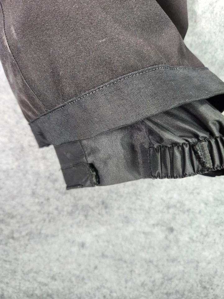 Patagonia Ski Pants Mens Medium Powder Bowl Black Snowboard Zipper Pockets h2no - Image 4 of 4