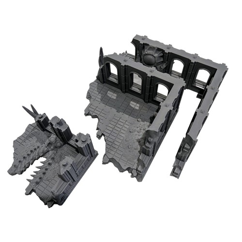 Blighted Imperialis Ruins - 3d Printed Plague Terrain for Tabletop Wargaming - Picture 7 of 7