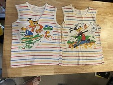 VTG 90's Mickey Inc Goofy Walt Disney World Tank Top Size Small boy 8 Unisex
