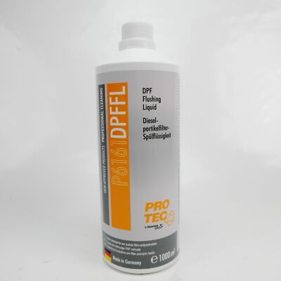 PRO TEC DPF Flushing Liquid 1000ml P6161 pro-Tec Diesel Particle Filter Cleanser