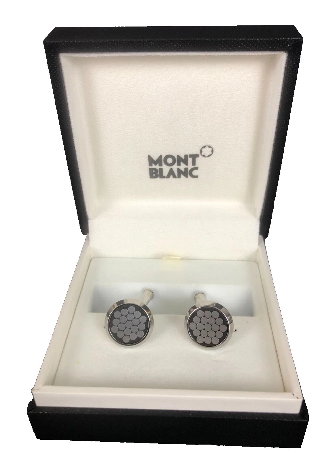 Gemelos Acero Inoxidable Onyx Montblanc para hombres