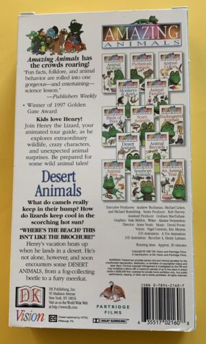 Henry’s Amazing Desert Animals VHS Kassette DK Vision selten! - Bild 2 von 7