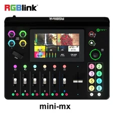 Rgblink mini-mx Touch Screen 4K Multi-Channel Streaming Video Switcher 4xHDMI