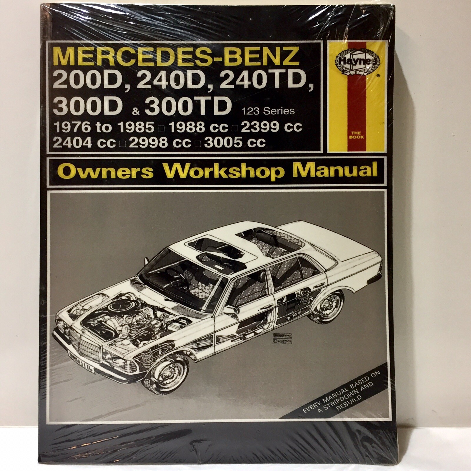 Mercedes W123 200D 240D 240TD 300D 300TD 1976-85 Haynes Workshop Manual UK  1114