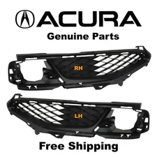 Fog Light Covers Bumper Grille LH & RH Side Front L & R OEM Acura ILX 2013-2015