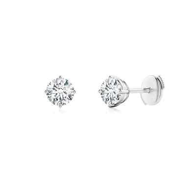 Solitär-Diamant-Ohrstecker ANGARA 0,76 kt im Labor gezüchtet in 14 K Gold