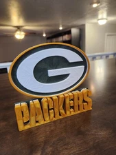Green Bay Packers 3d Printed Logo 9x10 inch