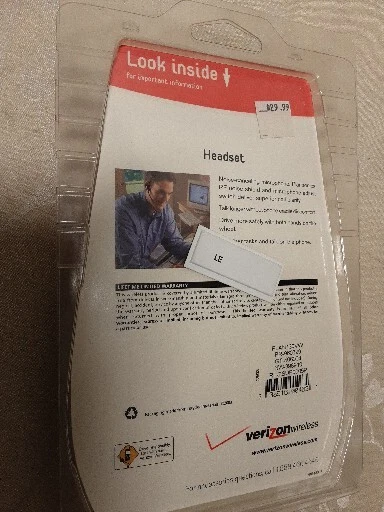 Verizon Plantronics Headset Blue Blackwire Single Ear Wired Office or Driving - Image 3 of 4