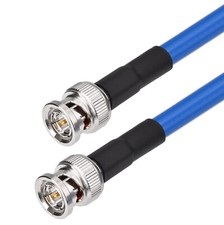 75 Ohm BNC Male to Male Ultra Low Loss Cable RG6 1m for Security Camera