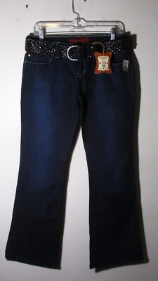 YMI Blue Flared Bootcut Denim Jeans Size 9 NWT