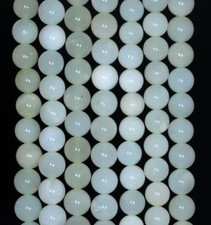 6MM LIGHT GREEN OPAL GEMSTONE GRADE AA ROUND LOOSE BEADS 15.5"