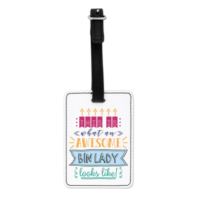 Gift Base Faux Leder Gepäckanhänger Koffer Reisegepäck Anhänger 1