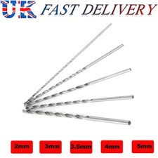 5PCS 2-5mm Extra Long 150mm HSS Twist Straight Shank Drill Bit Set For Wood Fine