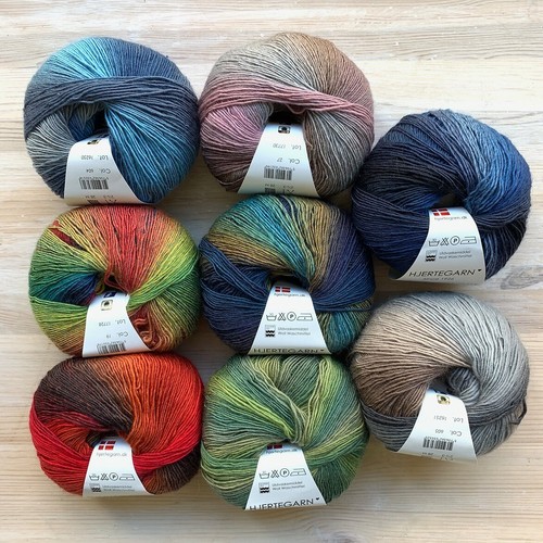 100g LONG COLORS MERINO 607 HJERTEGARN Wolle FARBVERLAUF LACE GRADIENT superwash - Bild 3 von 3