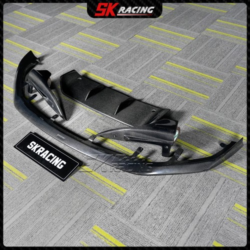 Fits Lexus RC300 RC350 F-Sport 2019+ Carbon Fiber Front Rear Bumper Lip Splitter - Picture 40 of 70