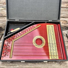 Oscar Schmidt Fretless Mandolin Zither Early Jersey City, NJ Bellharp Autoharp