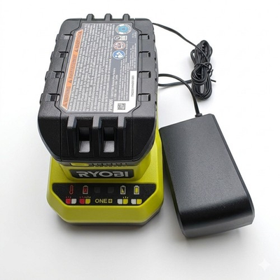 #ad RYOBI ONE 18V 2.0Ah Lithium Ion Battery PBP006 amp; Charger PCG002 Set New $37.95