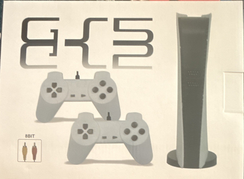 GS5 8-Bit Home Console – Includes Controllers, Composite RCA Connectivity